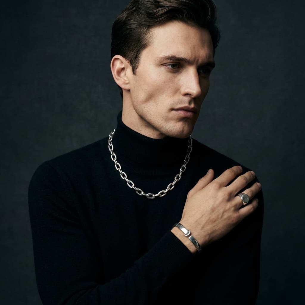 Man in Silver